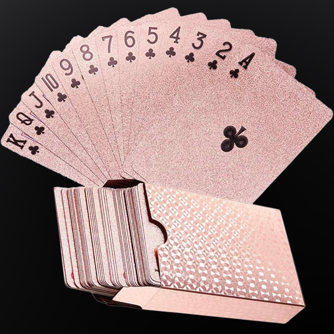 Rose Gold Poker Playing Cards