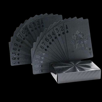 Matte Black Poker Playing Cards