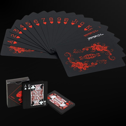 Special Edition Red & Black Poker Playing Cards