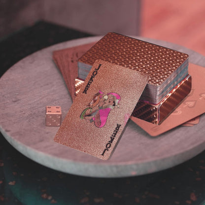 Rose Gold Poker Playing Cards